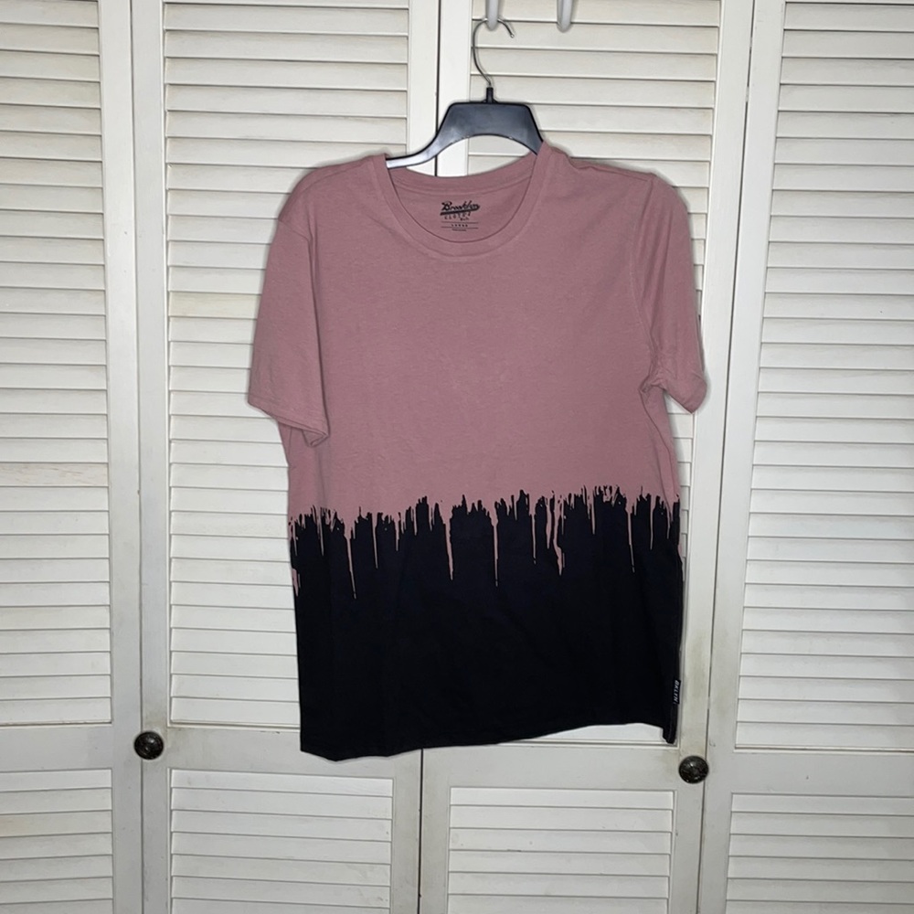 Pink drip shirt